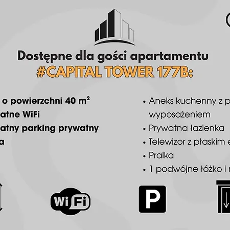 17 Pietro #capitaltower 177b Fv Parking By Okazja Rzeszów